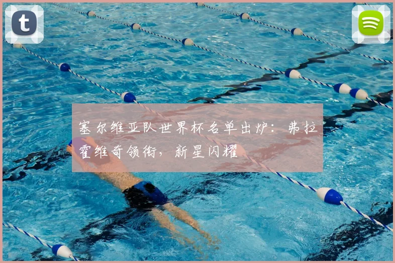 塞尔维亚队世界杯名单出炉:弗拉霍维奇领衔,新星闪耀